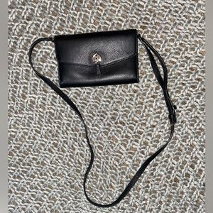 Kate Spade Small Flap Crossbody - Black